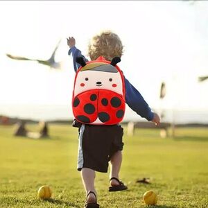 Ladybug Kids Backpack - Red and Black